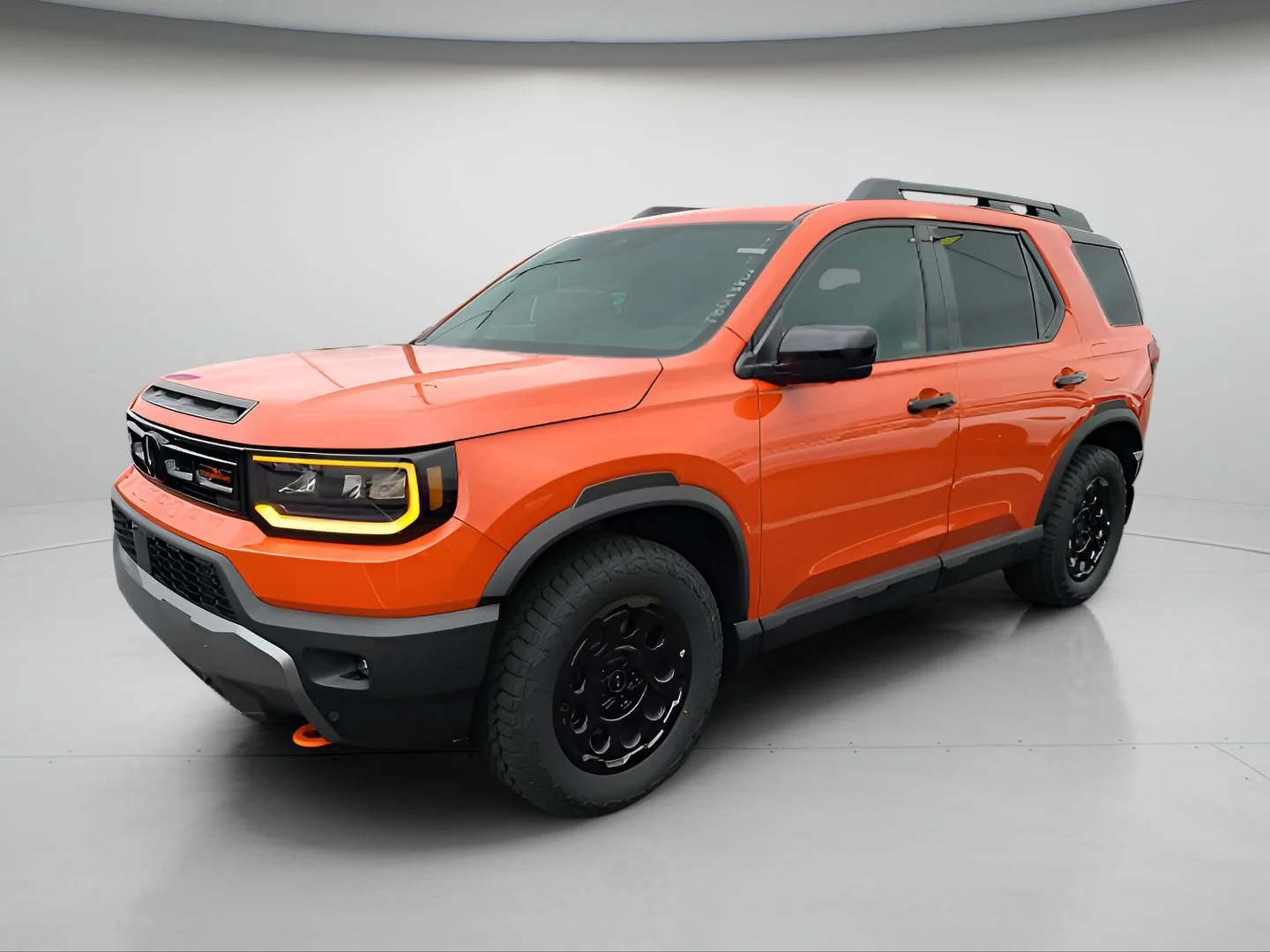 New 2026 Sunset Orange Honda TrailSport Elite Blackout image 3