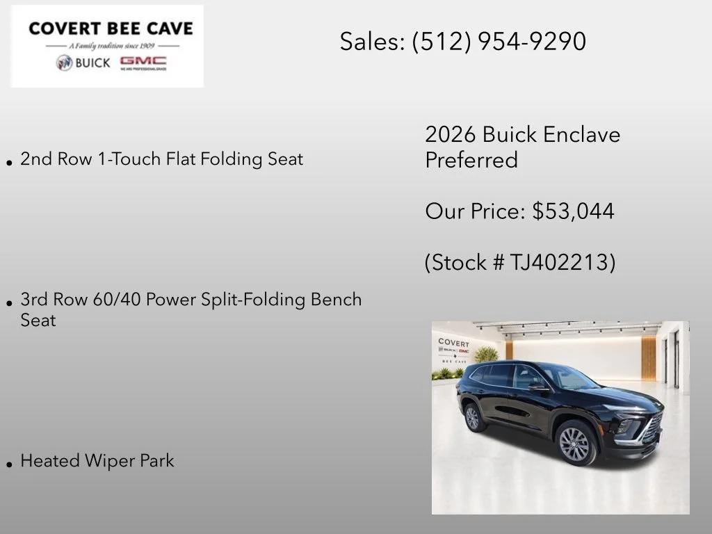 2026 Buick Enclave Preferred - Photo 19