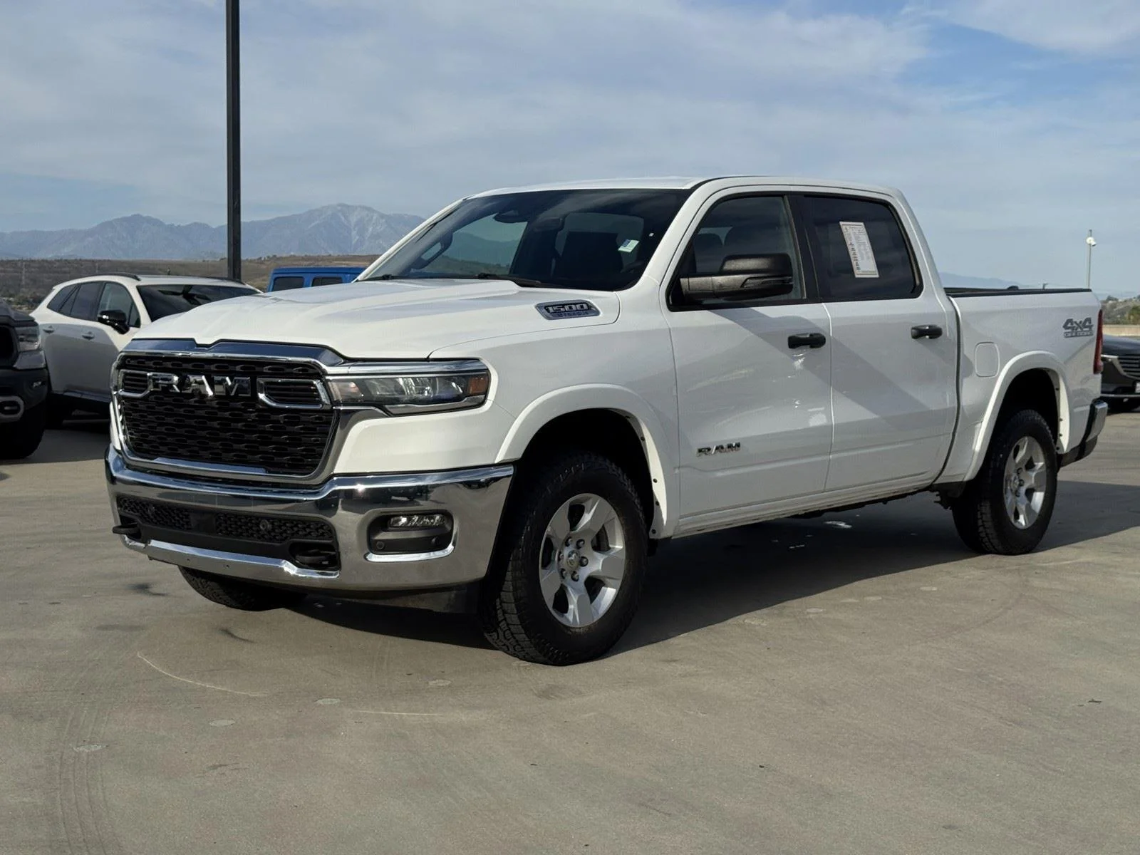 Used 2025 Bright White Clearcoat Ram Big Horn image 3