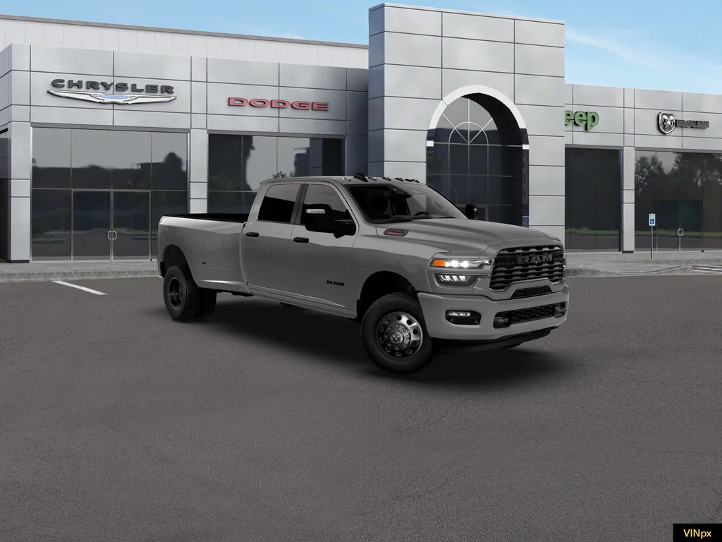 New 2026 Ceramic Gray Clear-Coat Exterior Paint RAM Big Horn Night Edition image 10