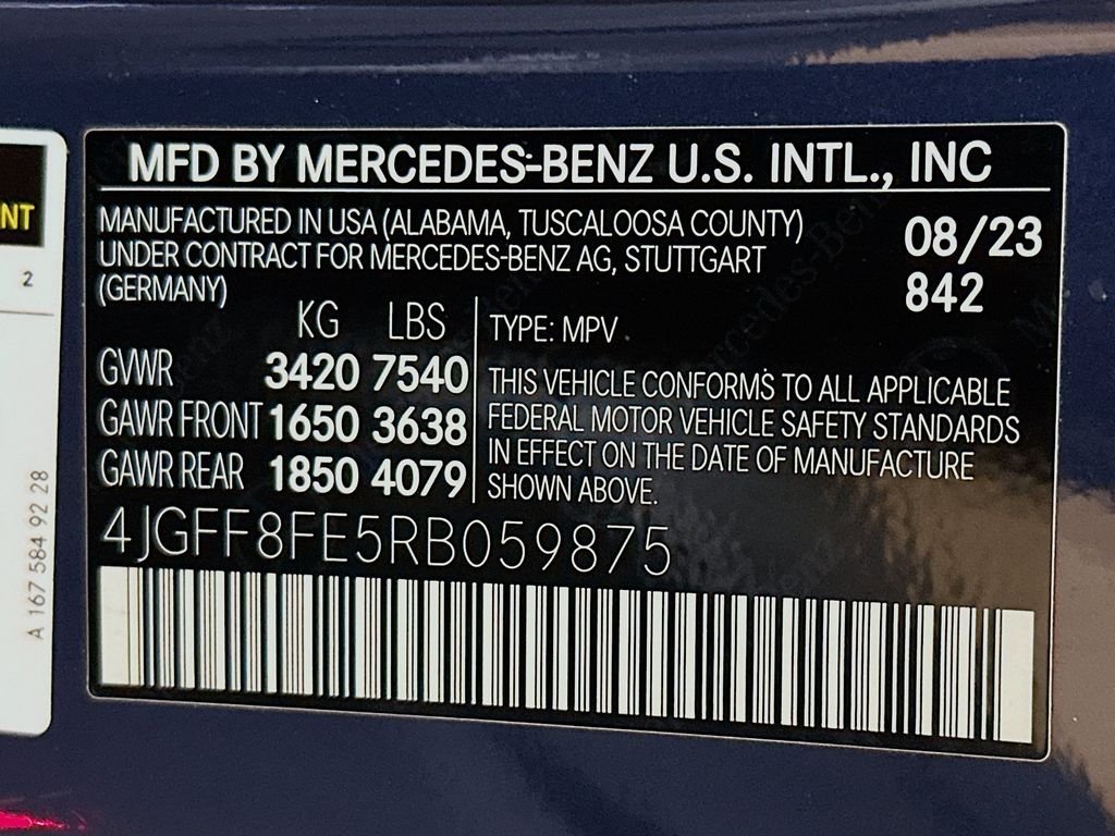 Certified Used 2024 Blue Mercedes-Benz GLS 580 image 33