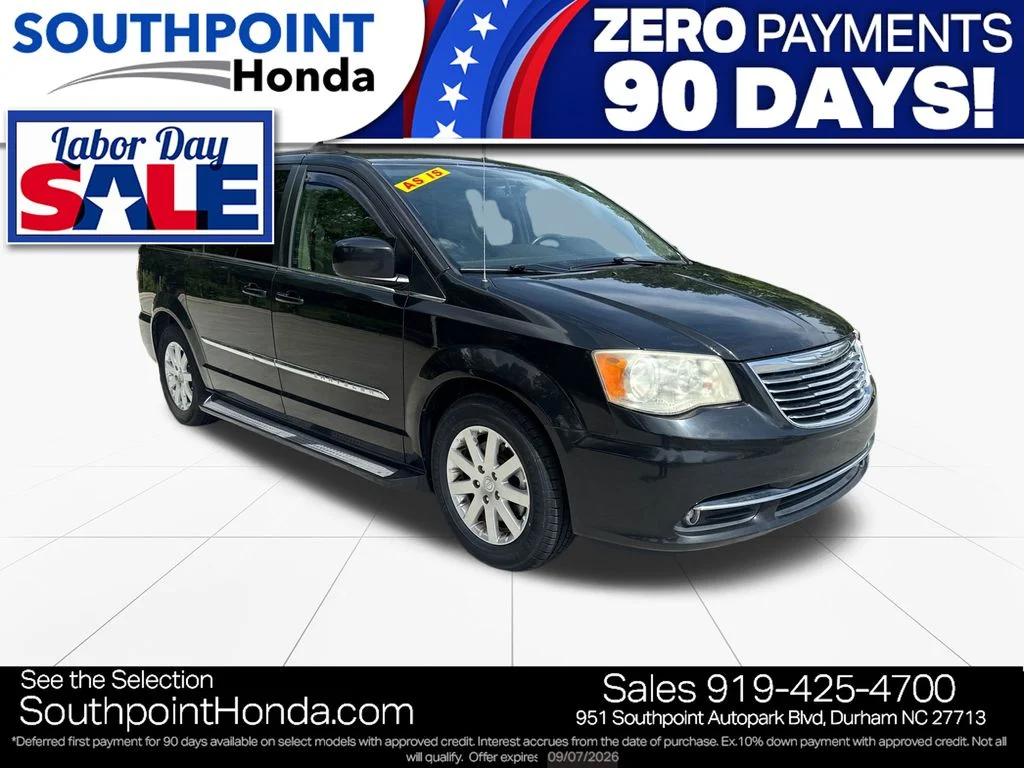 Used 2013 Brilliant Black Crystal Pearl Chrysler Touring image 1
