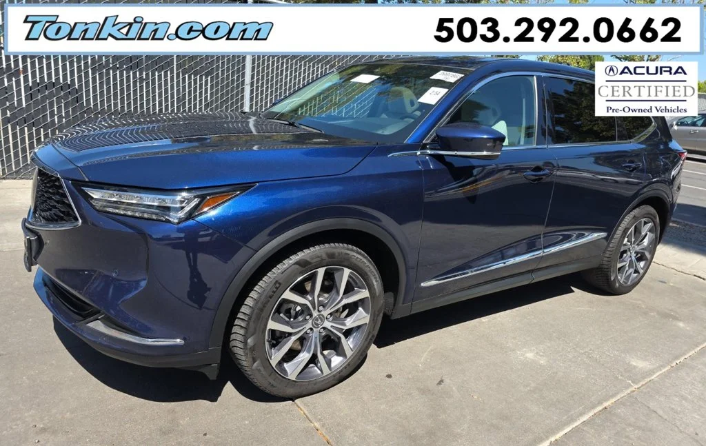 Certified Used 2024 Fathom Blue Pearl Acura SH-AWD TECH image 3
