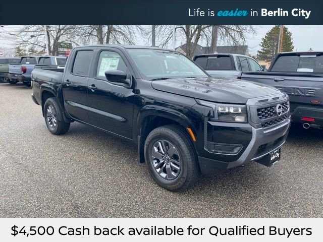 New 2026 Super Black Nissan Crew Cab SV image 1