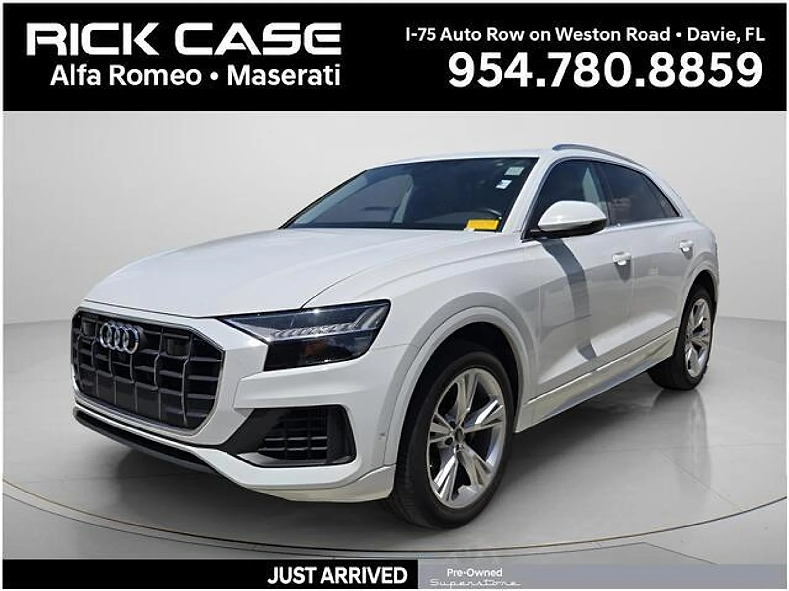 Used 2023 Carrara White Audi Premium 55 TFSI quattro Tiptronic image 1