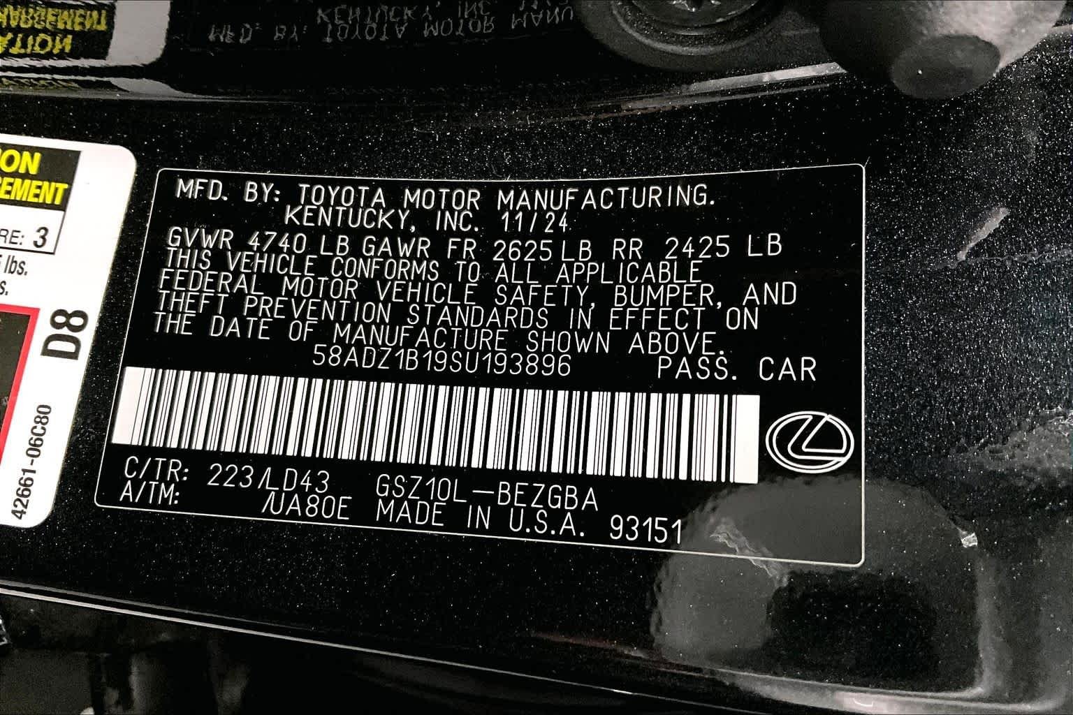 Certified Used 2025 Caviar Lexus  image 37