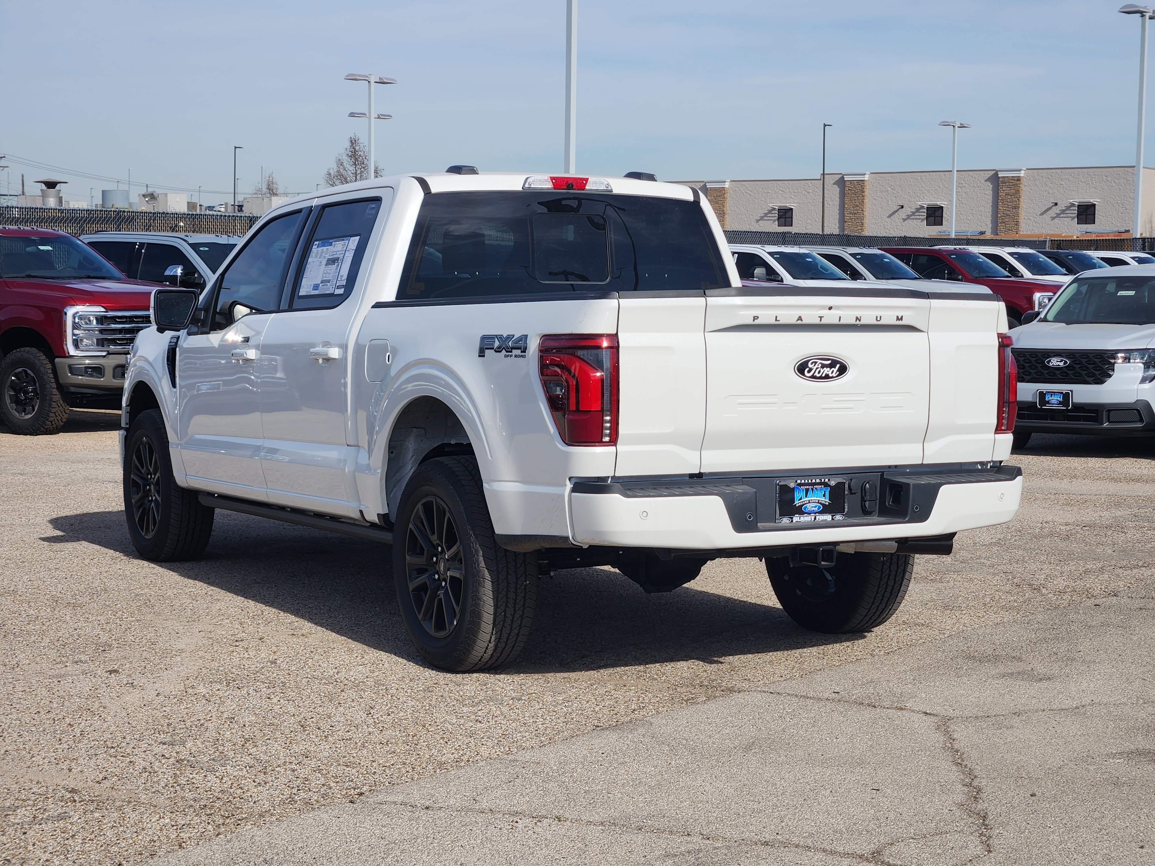 New 2025 Star White Metallic Tricoat Ford Platinum image 3