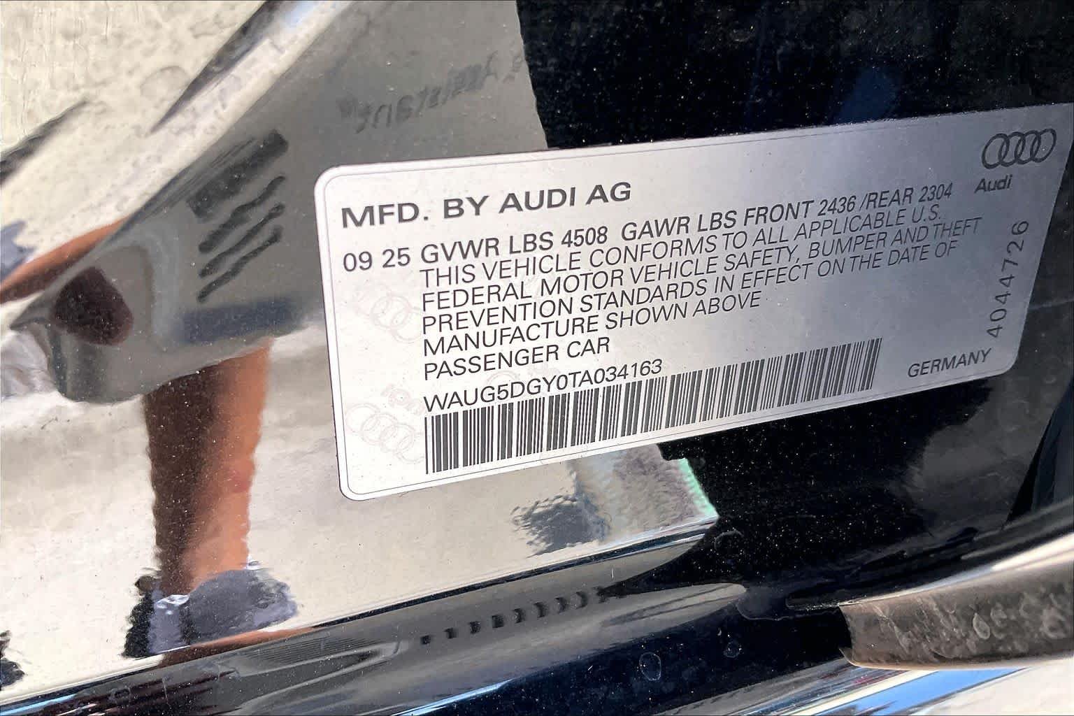 Used 2026 Mythos Black Metallic Audi  image 34