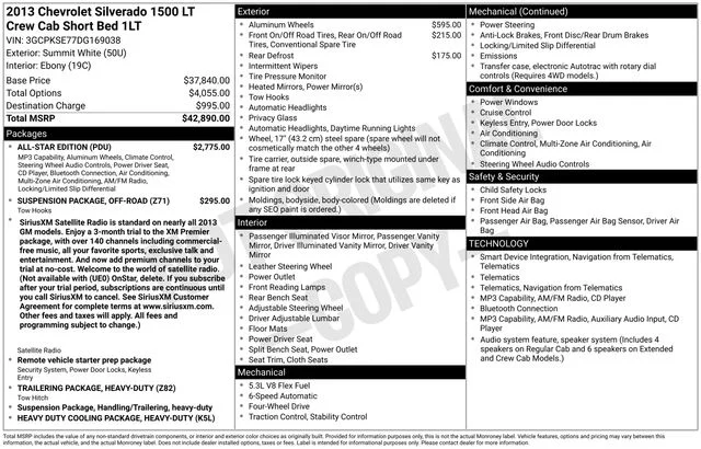 Used 2013 White Chevrolet LT image 7