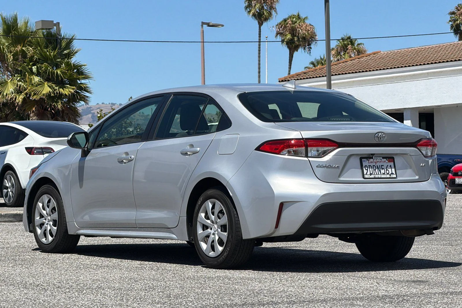 Used 2023 Silver Toyota LE image 7