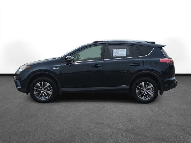 Certified Used 2018 GALACTIC AQUA Toyota Hybrid XLE image 11