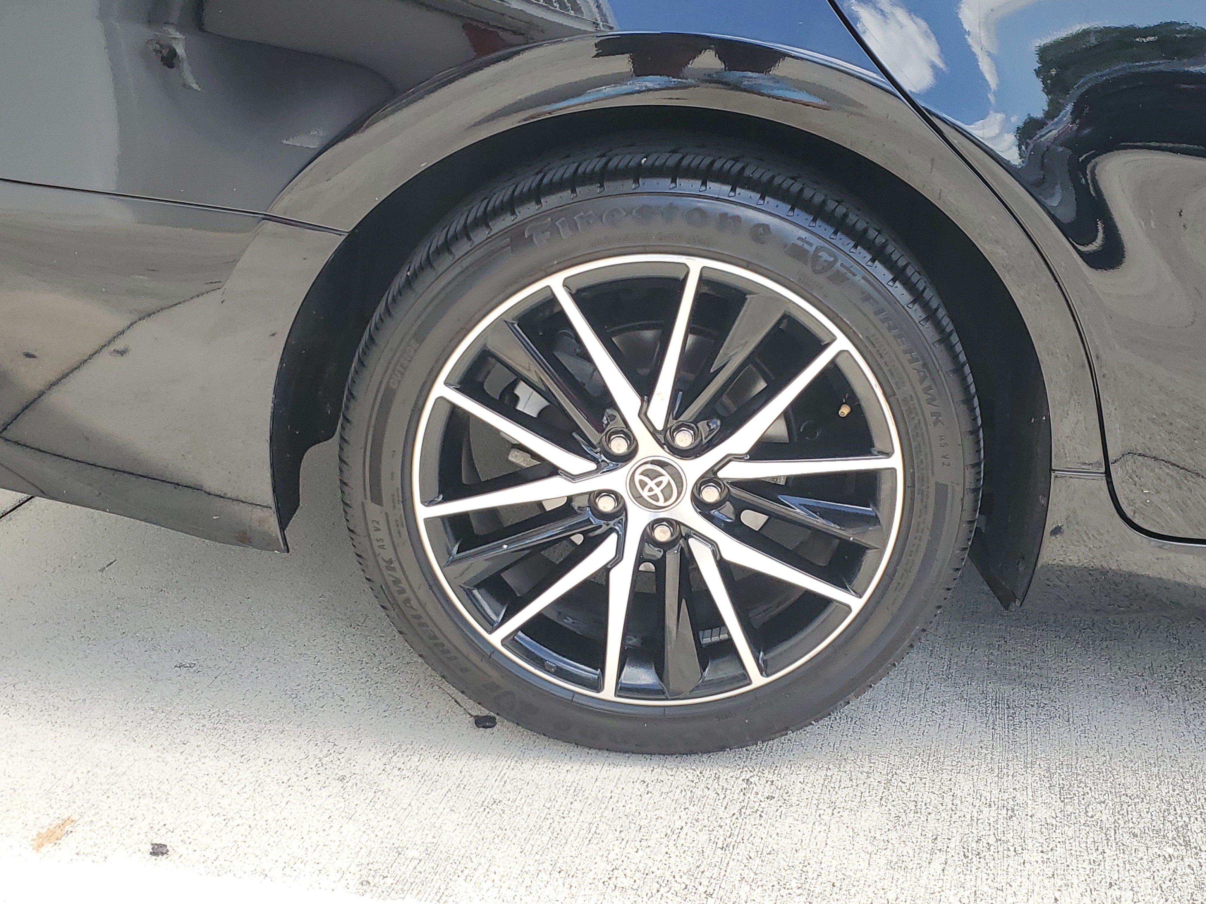 Used 2022 Midnight Black Metallic Toyota SE image 7