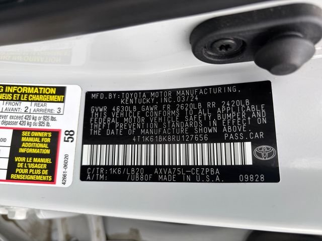 Used 2024 White Toyota XSE image 25