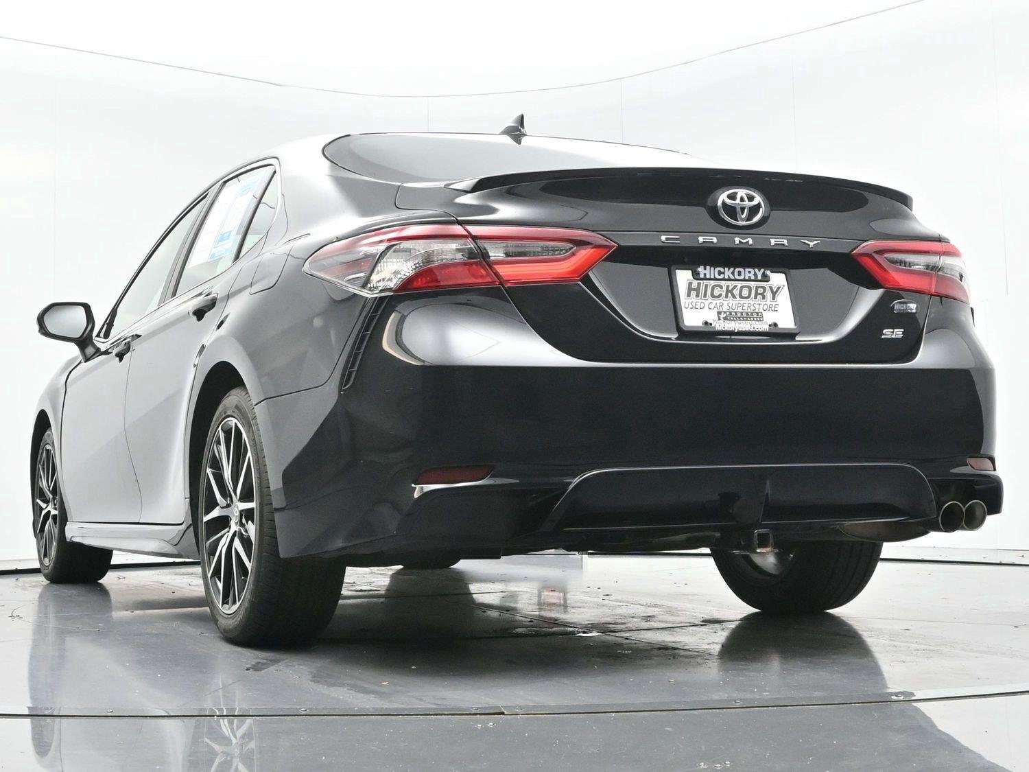 Used 2023 Midnight Black Metallic Toyota SE image 47
