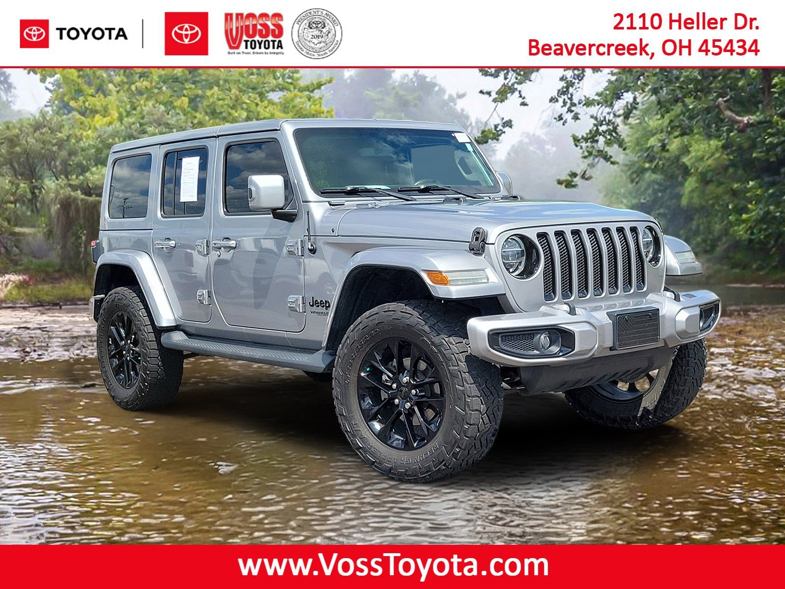 Used 2021 Billet Silver Metallic Clear Coat Jeep High Altitude image 35