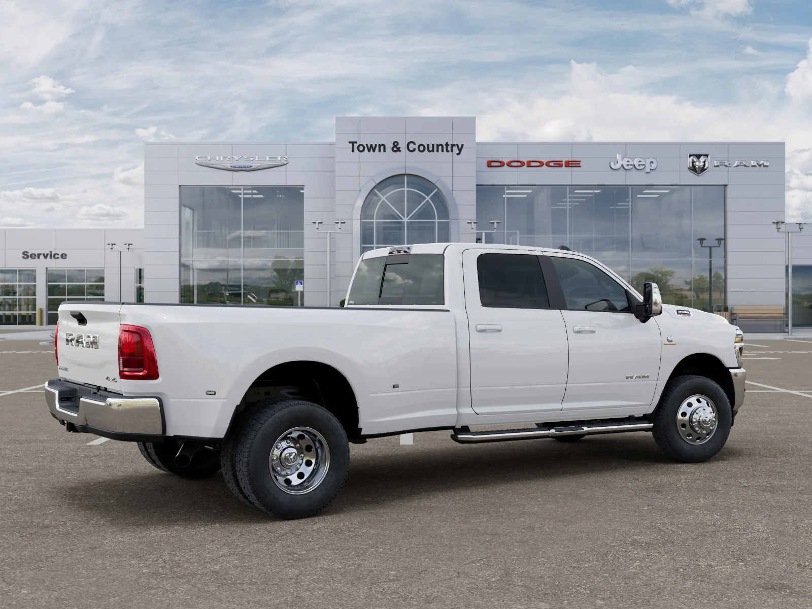 New 2026 Bright White Clear-Coat Exterior Paint RAM Laramie image 30