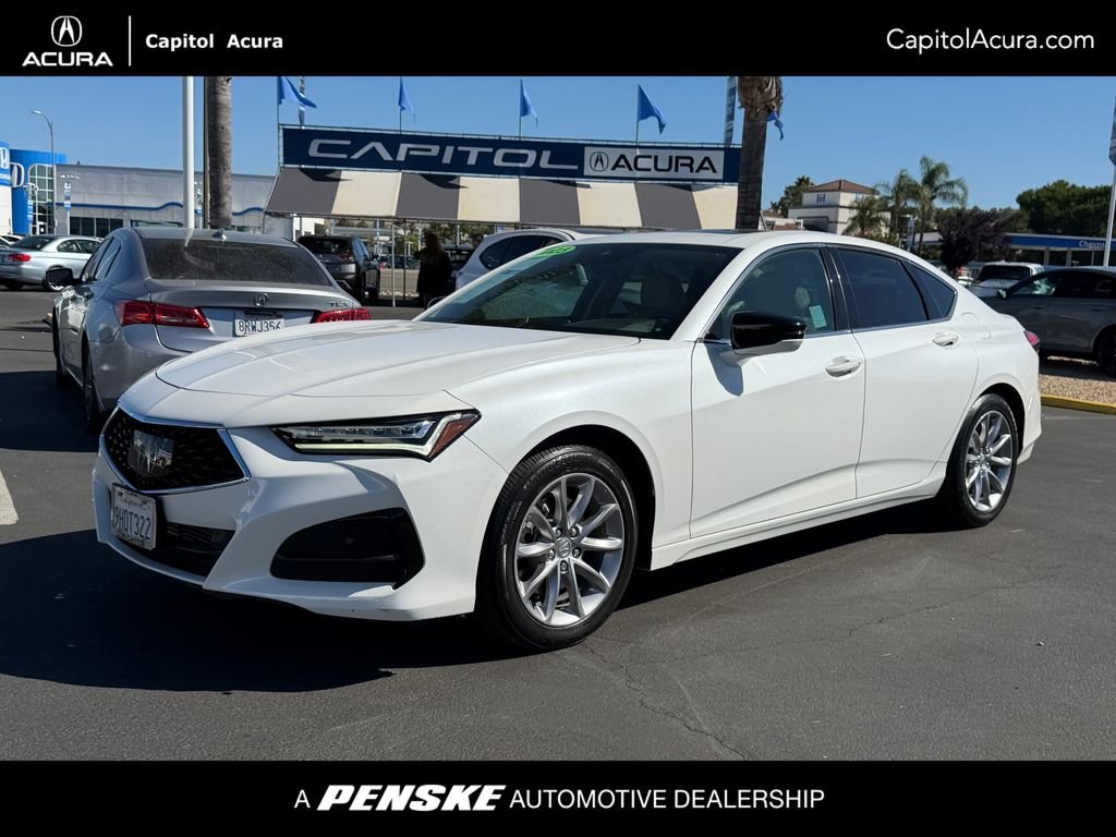 Certified Used 2023 White Acura Base image 1