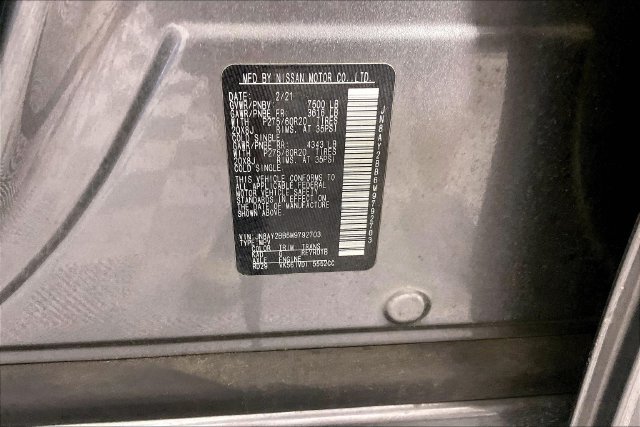 Used 2021 Gray Nissan SL image 5