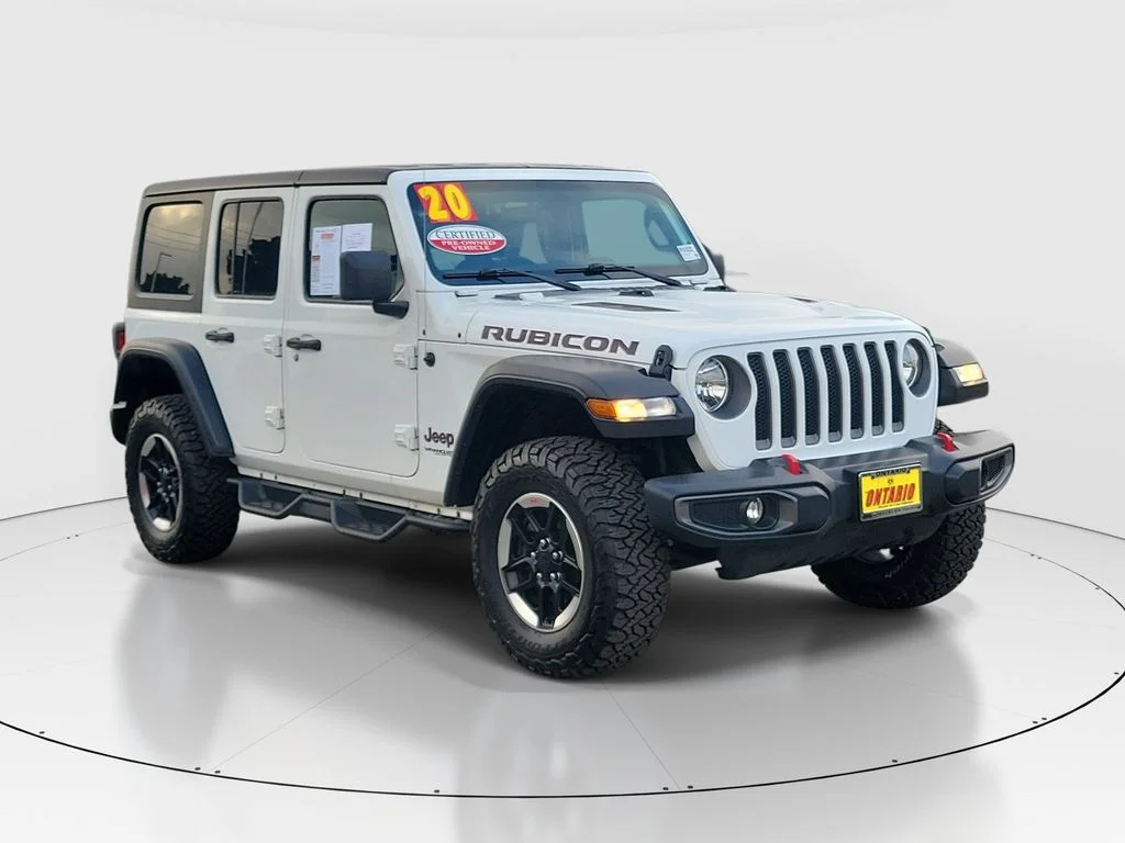 Certified Used 2020 White Jeep Unlimited Rubicon image 35