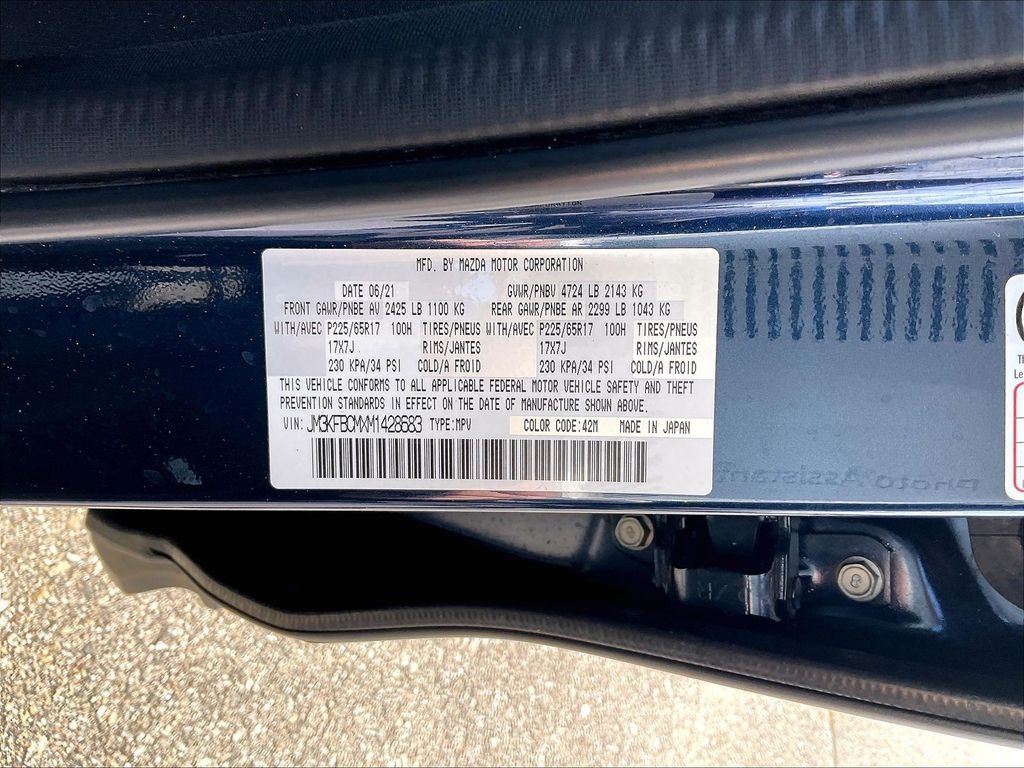 Used 2021 Deep Crystal Blue Mica Mazda Touring image 31