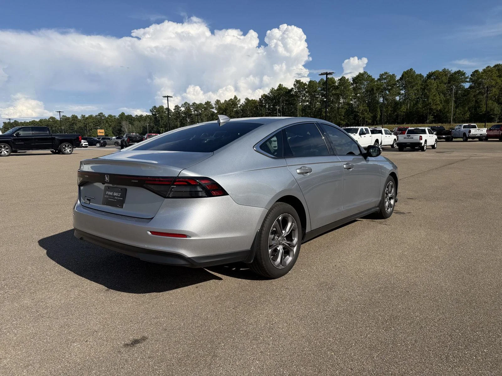 Used 2024 Solar Silver Metallic Honda EX image 24