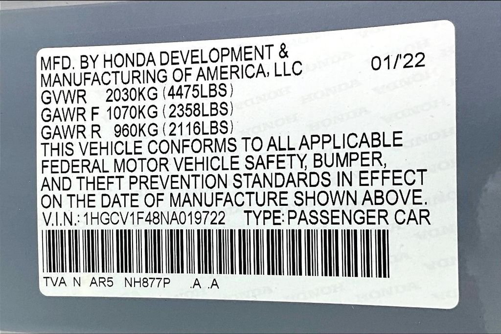 Used 2022 Gray Honda Sport Special Edition image 32