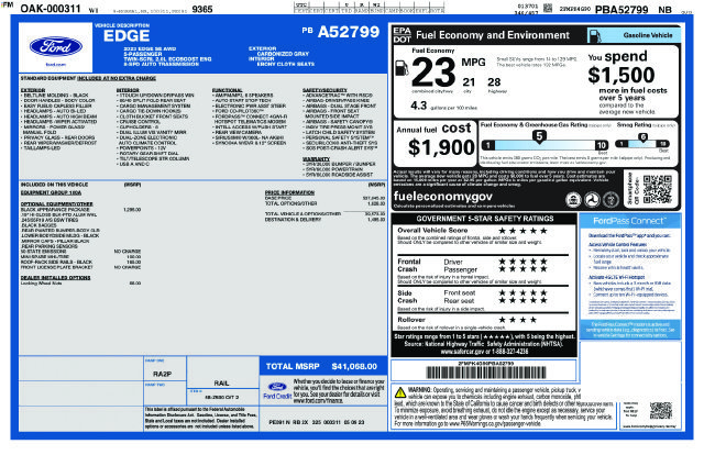 Certified Used 2023 Gray Metallic Ford SE image 9