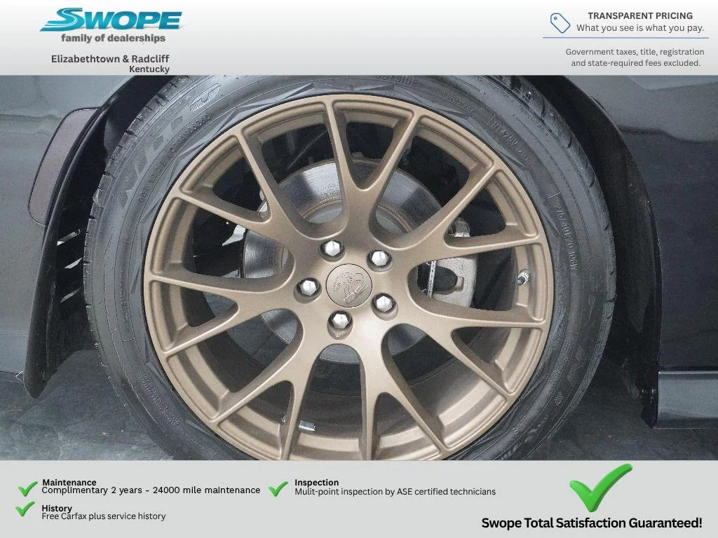 Used 2023 Pitch Black Clearcoat Dodge GT image 28