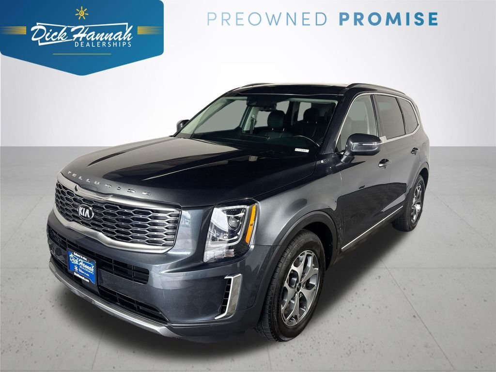 Used 2021 Gray Kia EX image 1