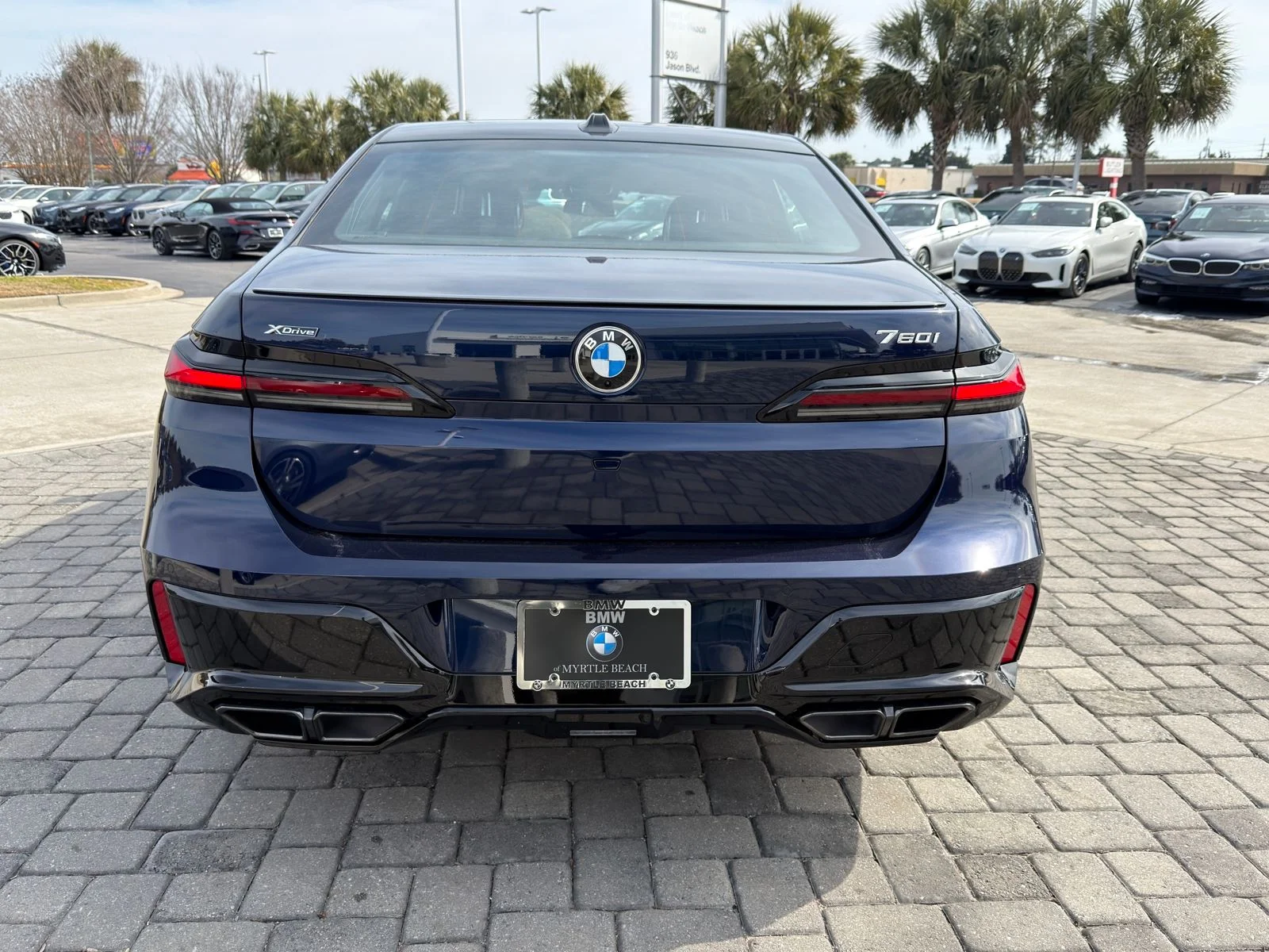 Used 2026 Tanzanite Blue II Metallic BMW 760i xDrive image 10