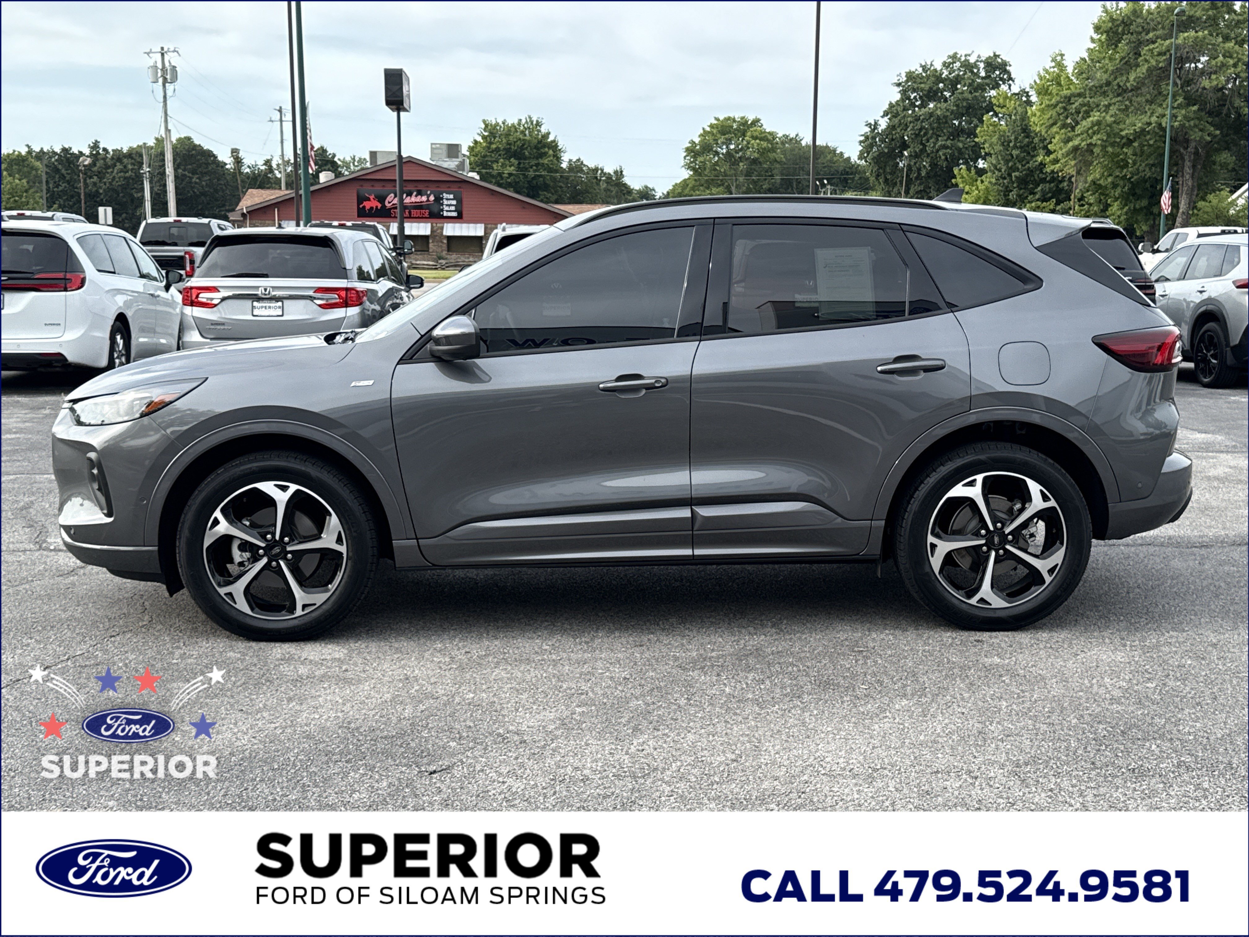 Used 2024 Light Blue Clearcoat Metallic Ford ST-Line Elite AWD image 14