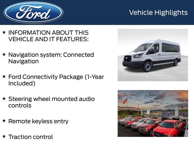 New 2026 Oxford White Ford Passenger Van XL image 4