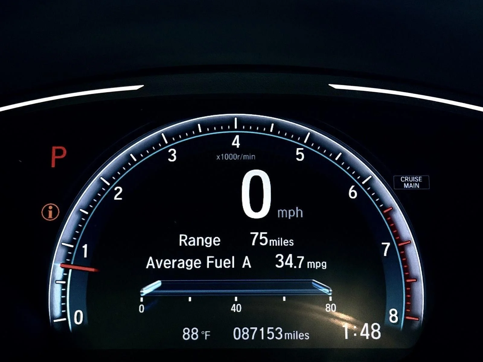 Used 2018 Aegean Blue Metallic Honda EX-L image 20