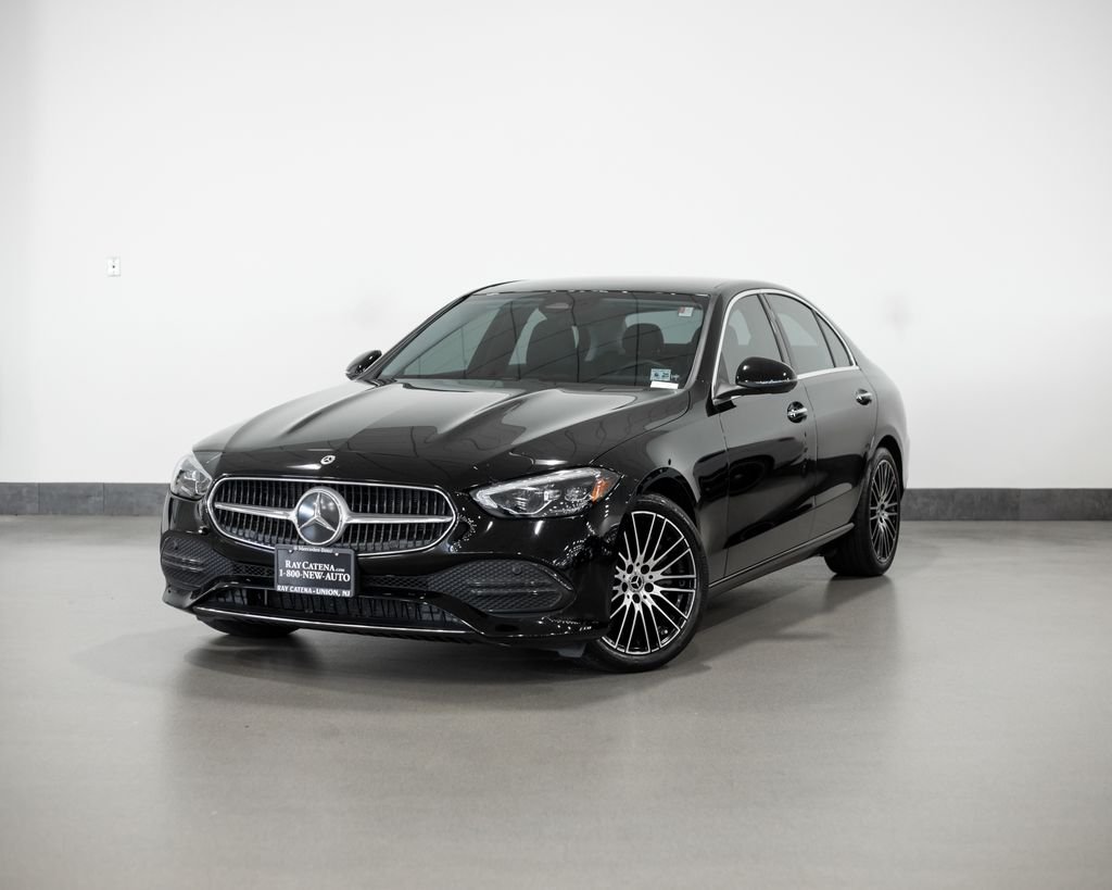 Certified Used 2023 Black Mercedes-Benz C 300 image 1