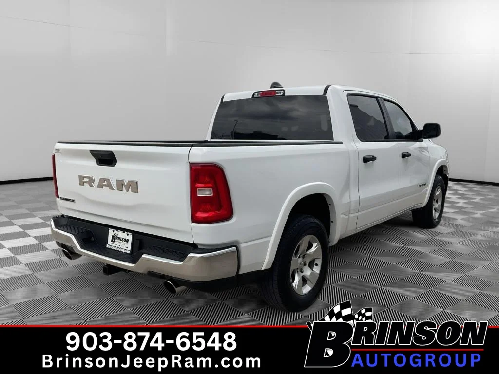 Used 2025 Bright White Clearcoat Ram Big Horn image 7