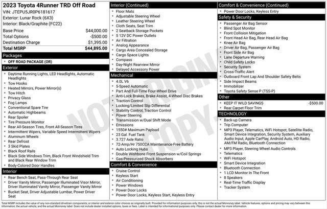 Certified Used 2023 LUNAR ROCK Toyota  image 2