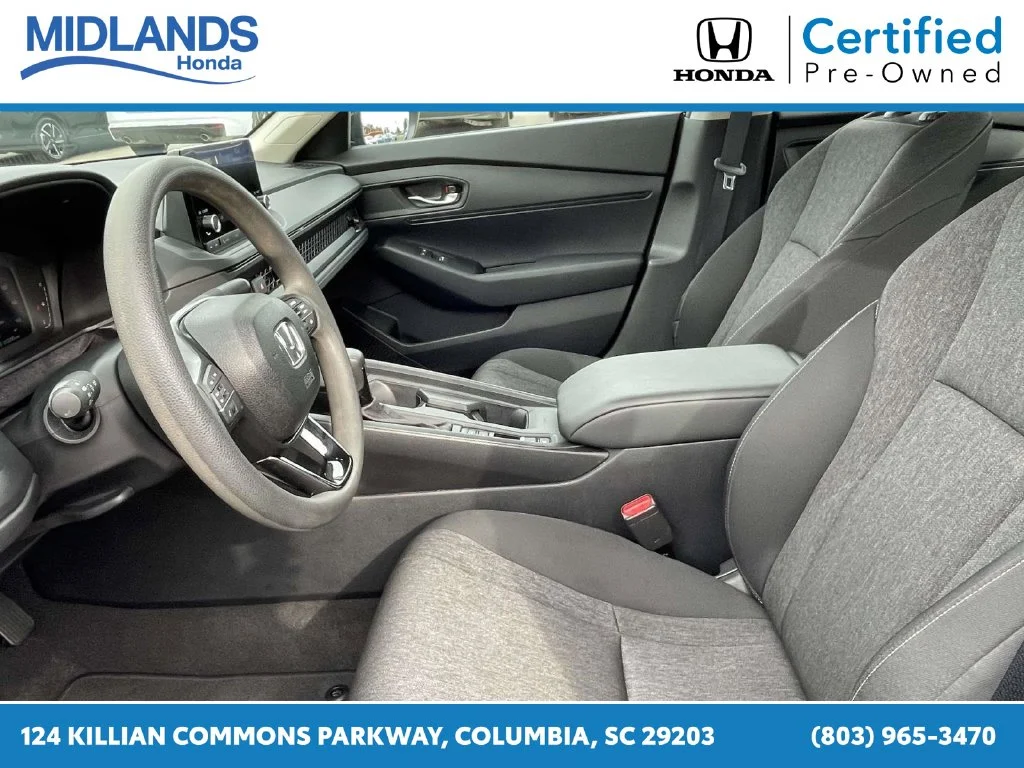 Certified Used 2025 Crystal Black Pearl Honda LX image 13