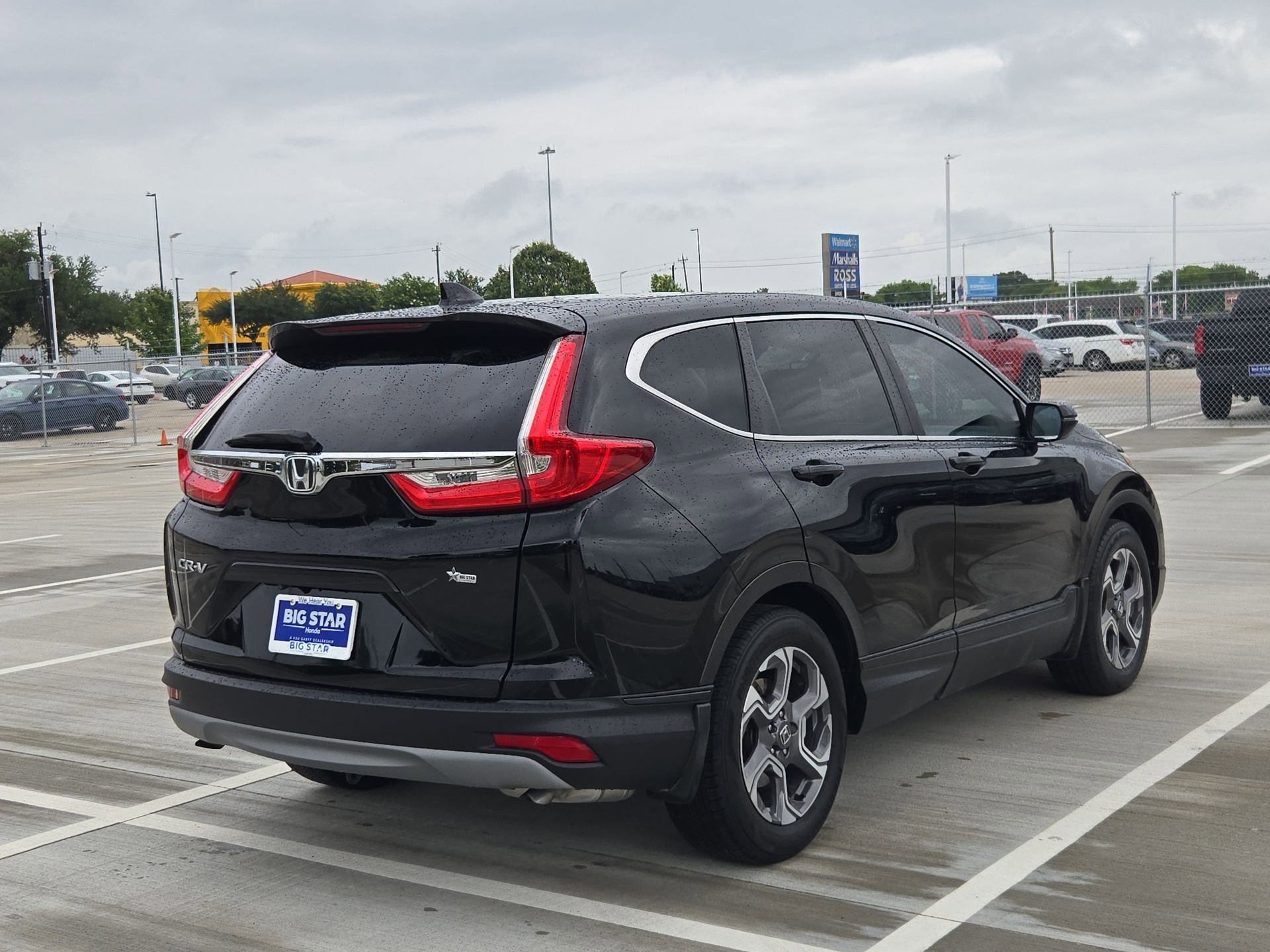 Used 2017 Crystal Black Pearl Honda EX image 3