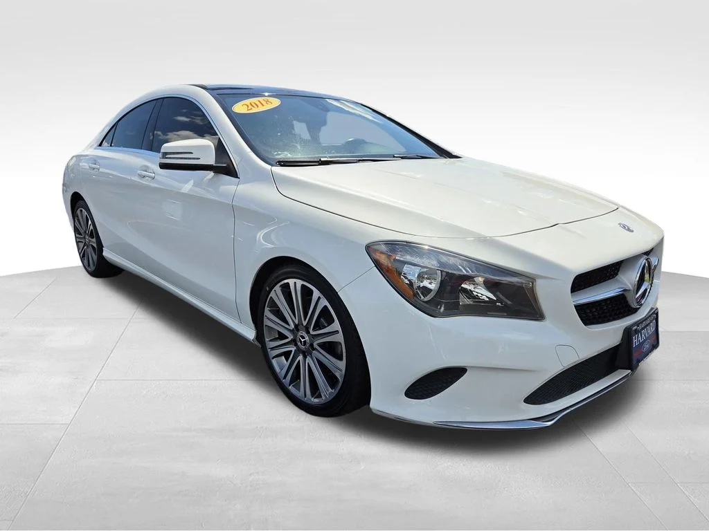 Used 2018 White Mercedes-Benz CLA 250 image 1