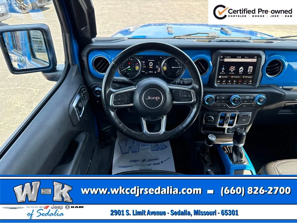 Certified Used 2023 Blue Jeep Sahara 4xe image 41
