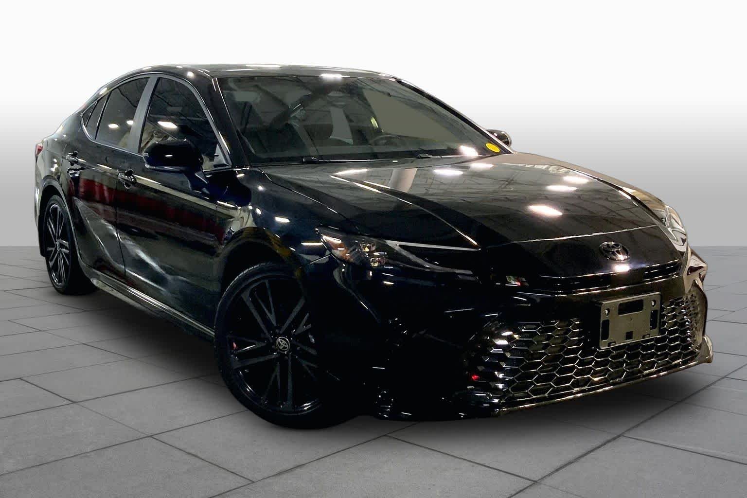 Used 2025 Midnight Black Metallic Toyota XSE image 3
