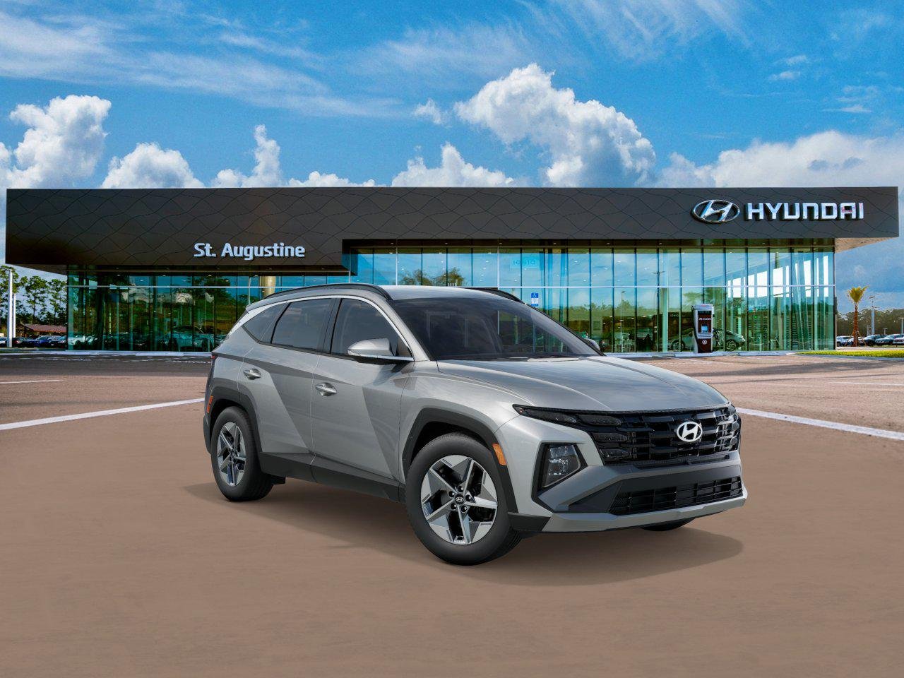 New 2026 Shimmering Silver Hyundai SEL FWD image 2