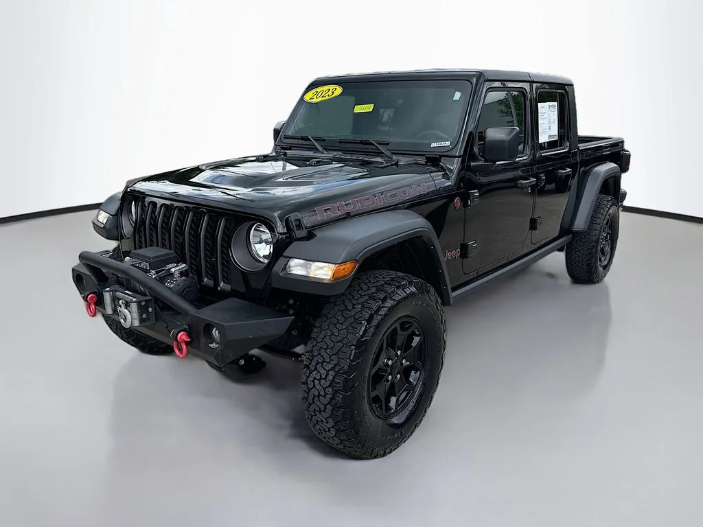 Used 2023 Black Clearcoat Jeep Rubicon image 3