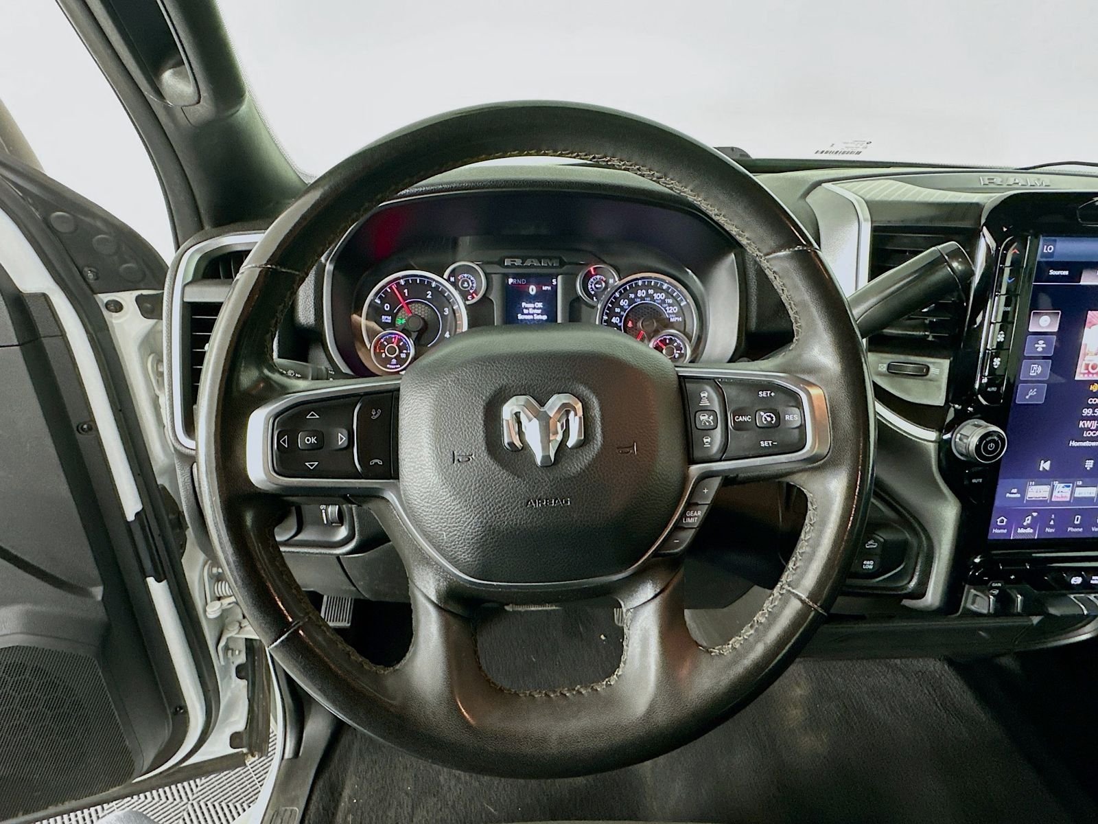 Used 2025 Bright White Clearcoat Ram Big Horn image 11