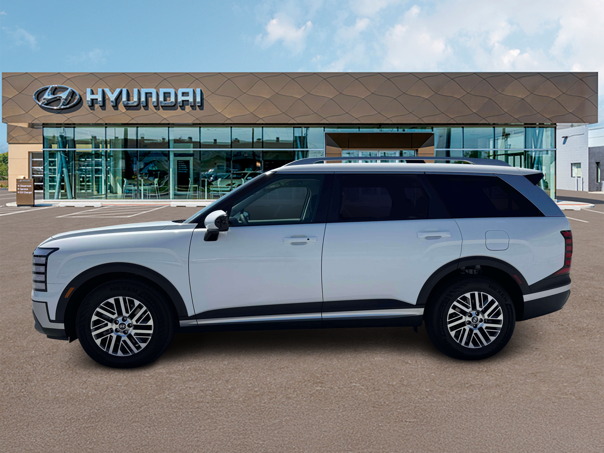 New 2027 White Hyundai SEL AWD image 3