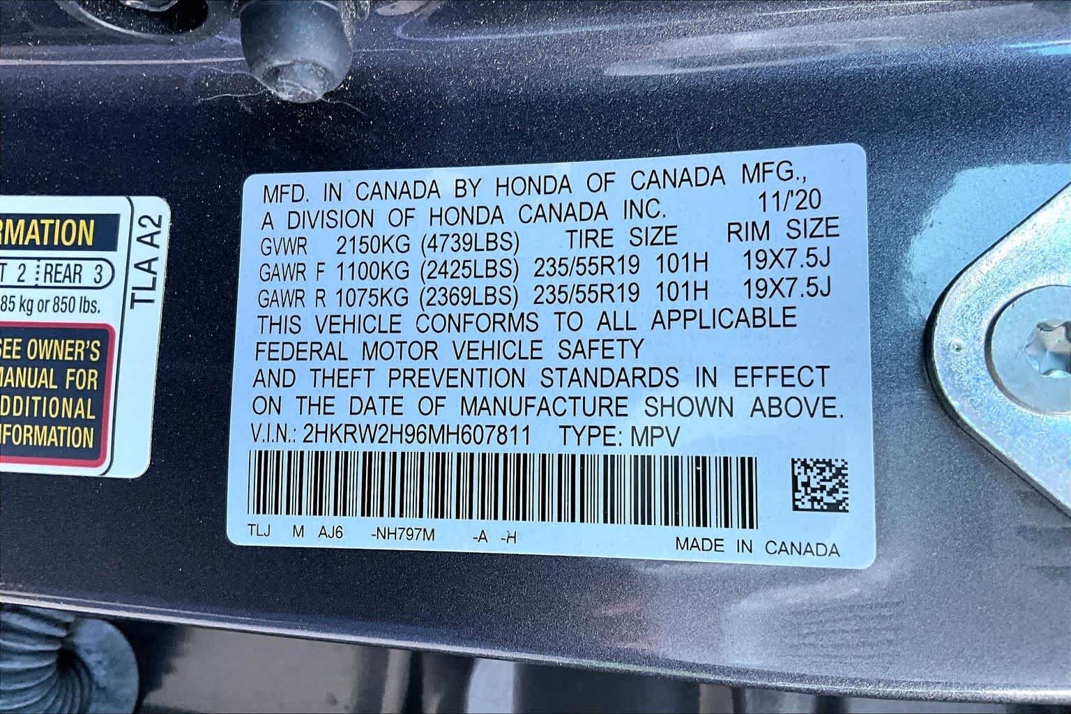 Certified Used 2021 Modern Steel Metallic Honda Touring image 35