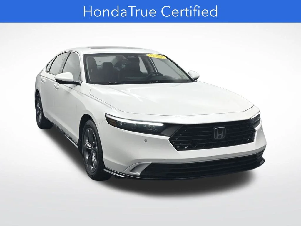 Certified Used 2025 Platinum White Pearl Honda EX-L image 2