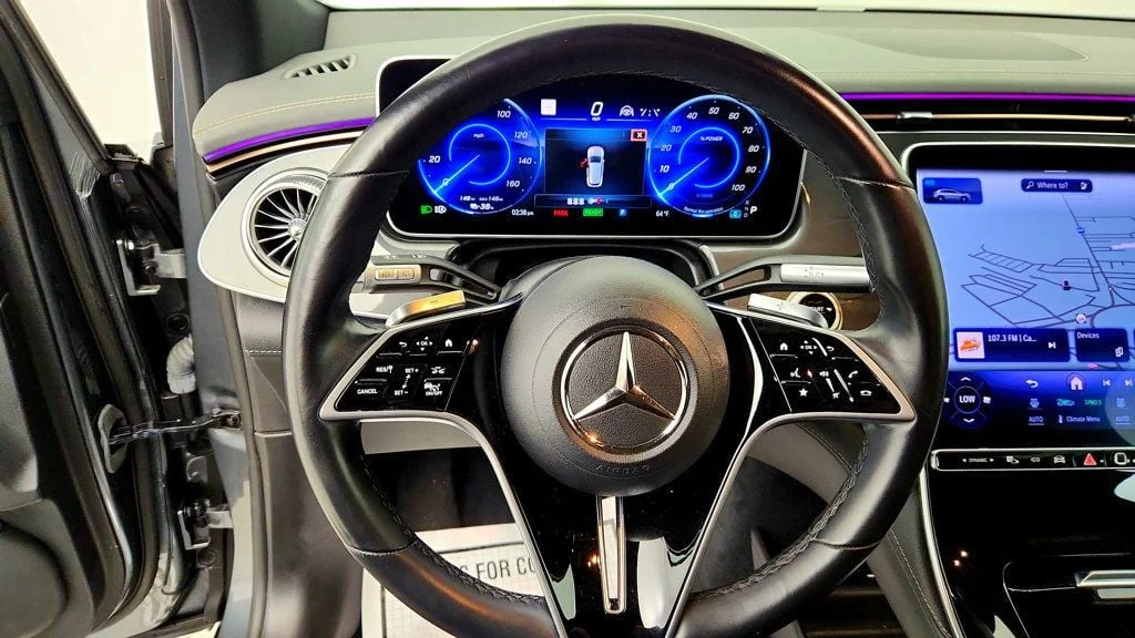 Used 2023 Selenite Grey Metallic Mercedes-Benz EQS 450 4MATIC® SUV image 13