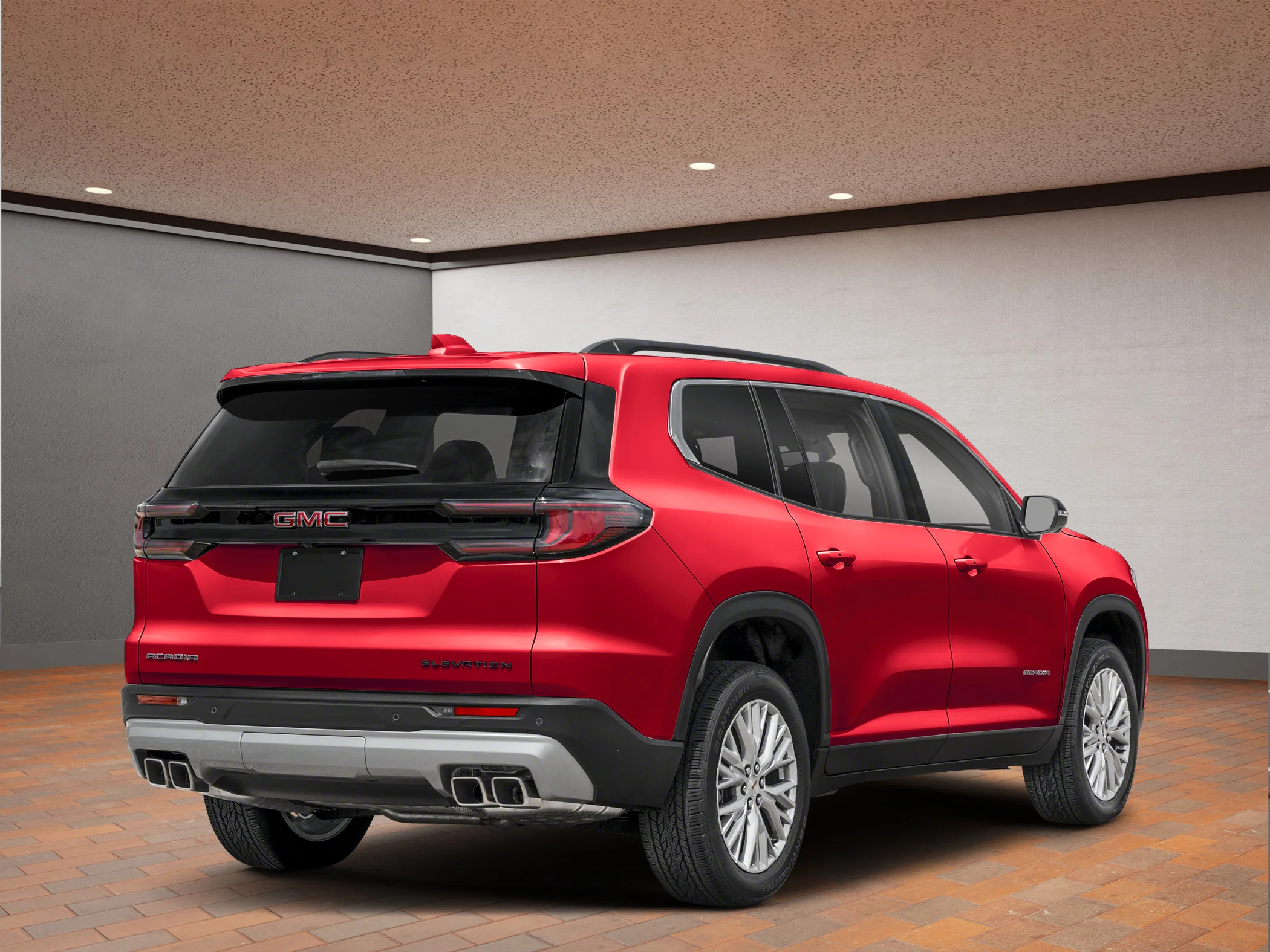 New 2026 Red GMC AWD Elevation image 2