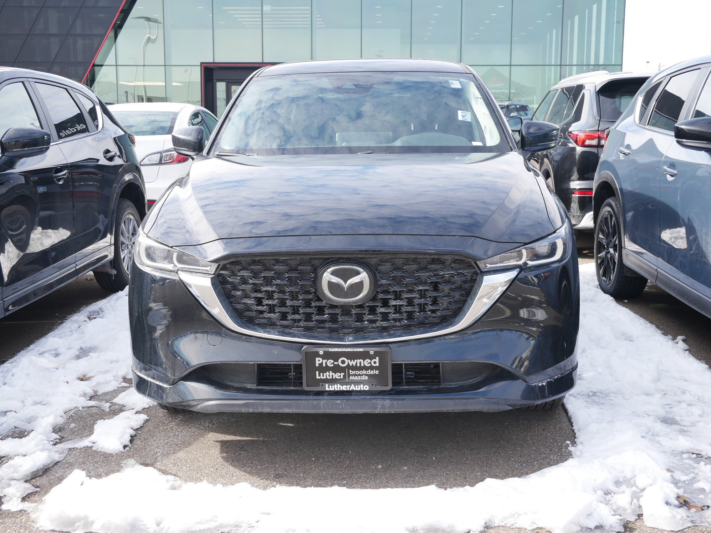 Certified 2025 Mazda CX-5 S Select Package with VIN JM3KFBBL5S0656120 for sale in Brooklyn Center, Minnesota